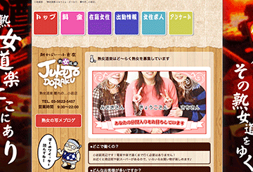 錦糸町・小岩のデリヘル熟女道楽　離れの小岩店のホームページ画像